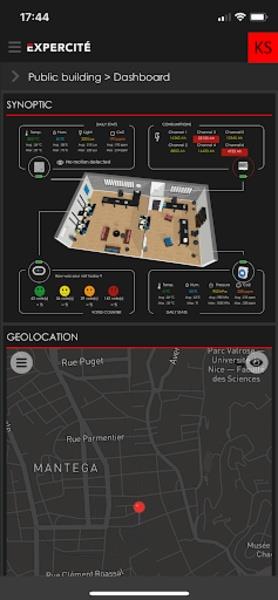 Expercité IOT Platform Tangkapan skrin 3