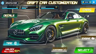 Drift Car Racing Games Offline ဖန်သားပြင်ဓာတ်ပုံ 1