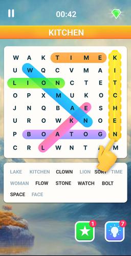 Word search - Word games Ảnh chụp màn hình 3
