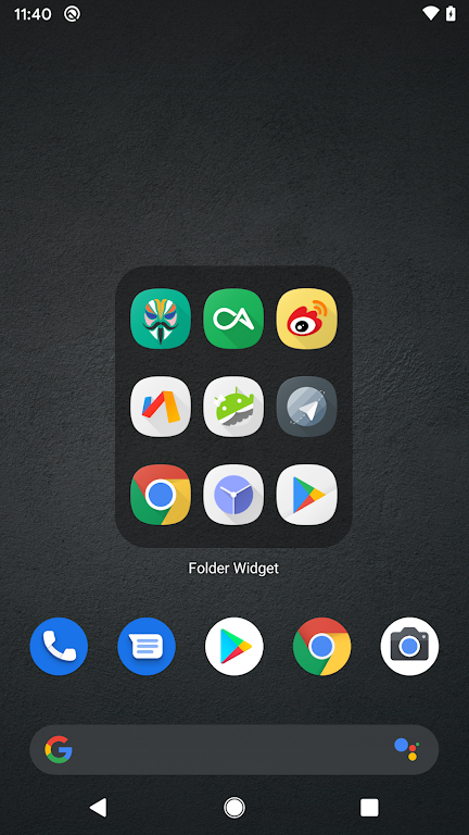 Folder Widget Mod Capture d'écran 0