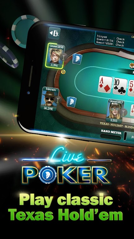 Live Poker Tables–Texas holdem and Omaha应用截图第0张