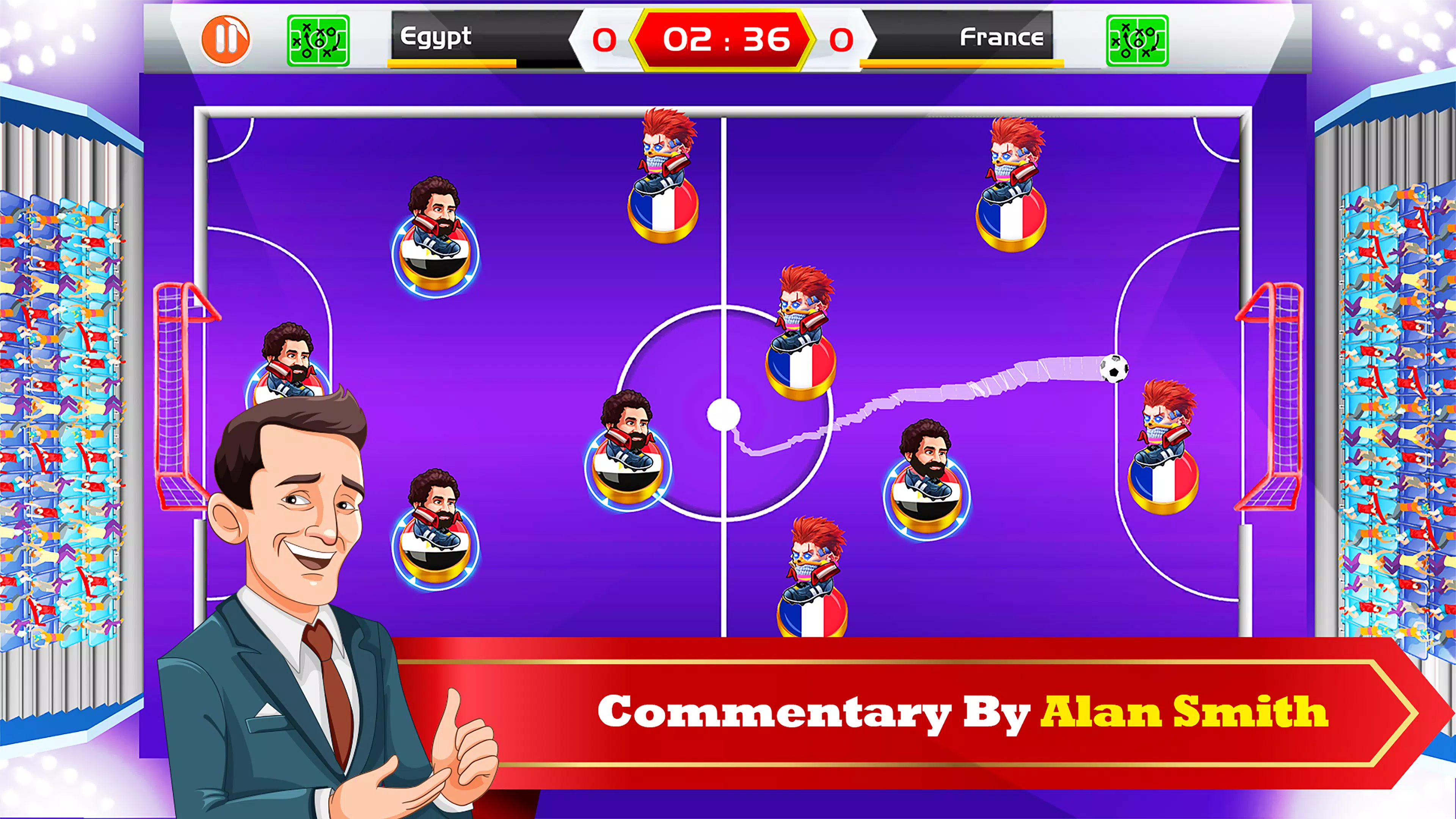 Finger Soccer: 2D Superstar 螢幕截圖 1