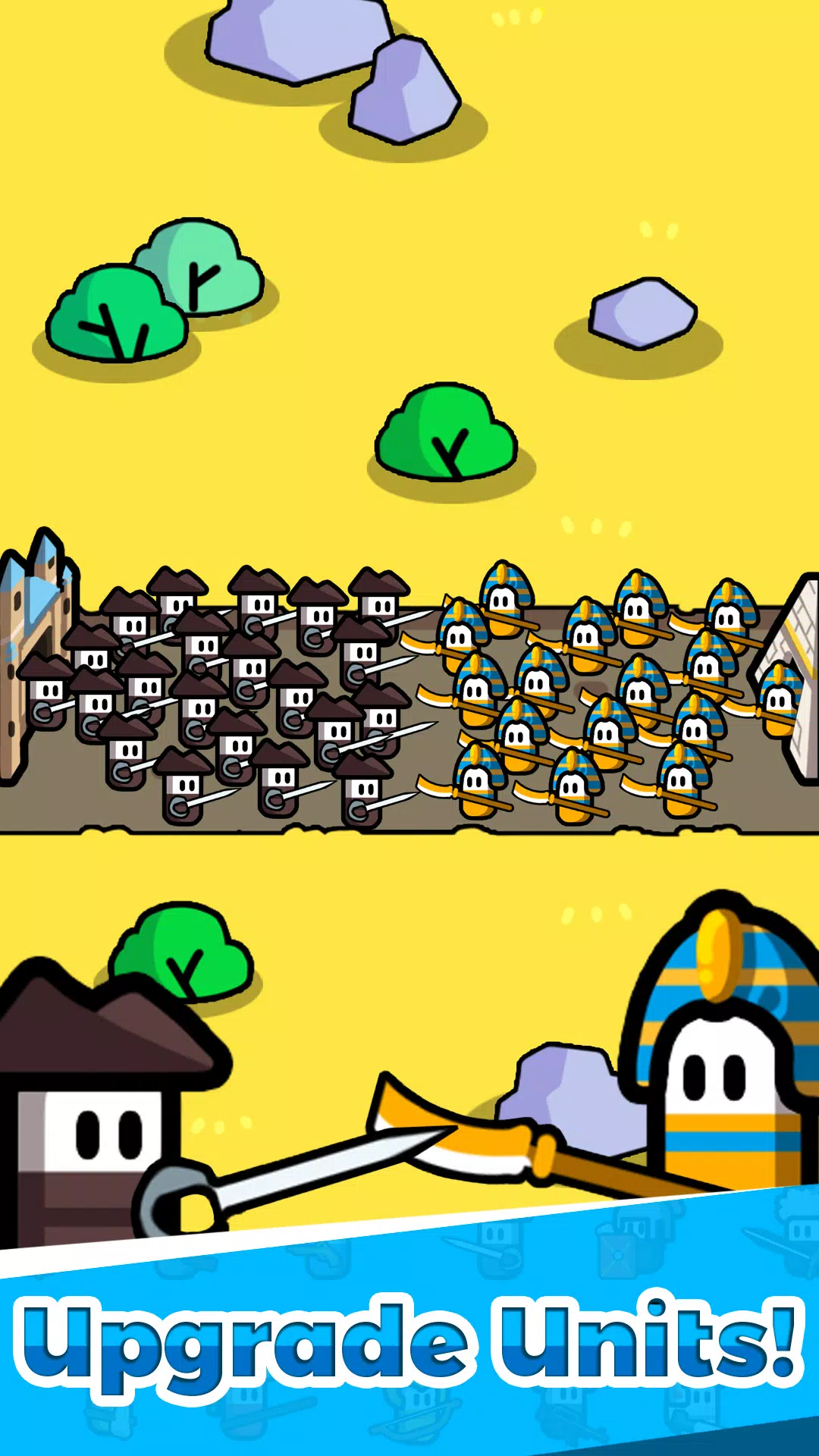 Warriors Go! Captura de tela 2