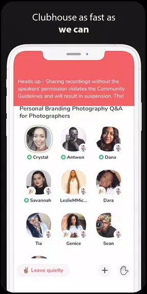 Clubhouse Drop-in audio chat android Guide应用截图第3张