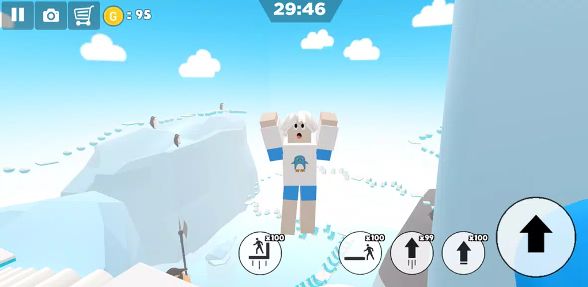 Ice snow island parkour 螢幕截圖 1