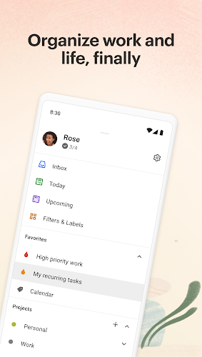 Todoist: Planner & Calendar ဖန်သားပြင်ဓာတ်ပုံ 0