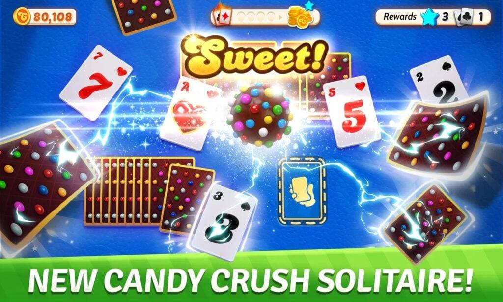 Trò chơi mới Candy Crush Solitaire cho phép bạn chơi sự kiên nhẫn trên thiết bị di động