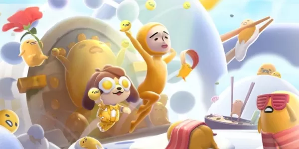Gudetama သည် Meh ၏တစ်လအတွင်းမင်္ဂလာပါ Kitty ကျွန်းစွန့်စားမှုရှိချစ်ကြည်ရေးကျွန်းကိုယူဆသည်