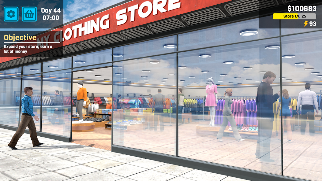 Clothing Store Simulator Mod Tangkapan skrin 0
