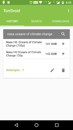 TorrDroid - Torrent Downloader 螢幕截圖 2