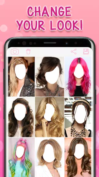 Long Hairstyles Photo Zrzut ekranu 0
