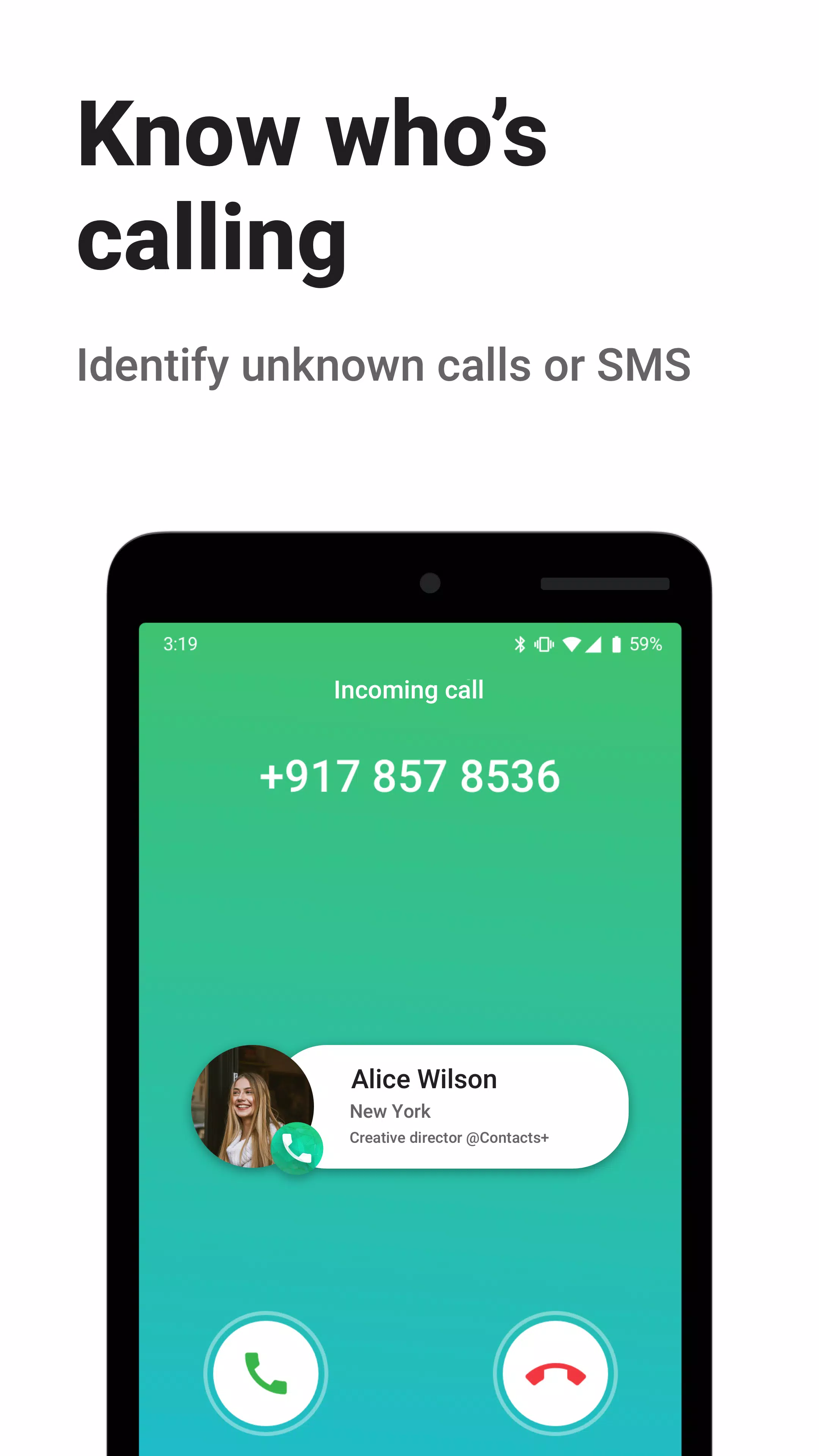 Contacts+ ဖန်သားပြင်ဓာတ်ပုံ 3