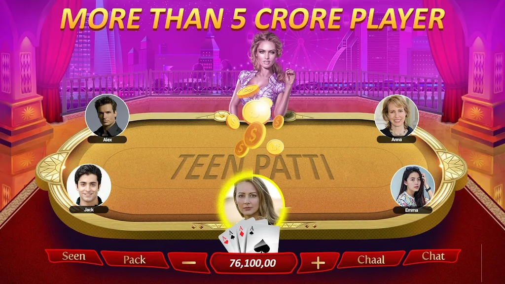 Teen Patti Gold + flash rummy poker callbreak Ảnh chụp màn hình 1