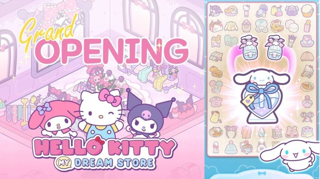 Novo Alerta de Jogo: Mesada com Personagens de Sanrio em Hello Kitty My Dream Store