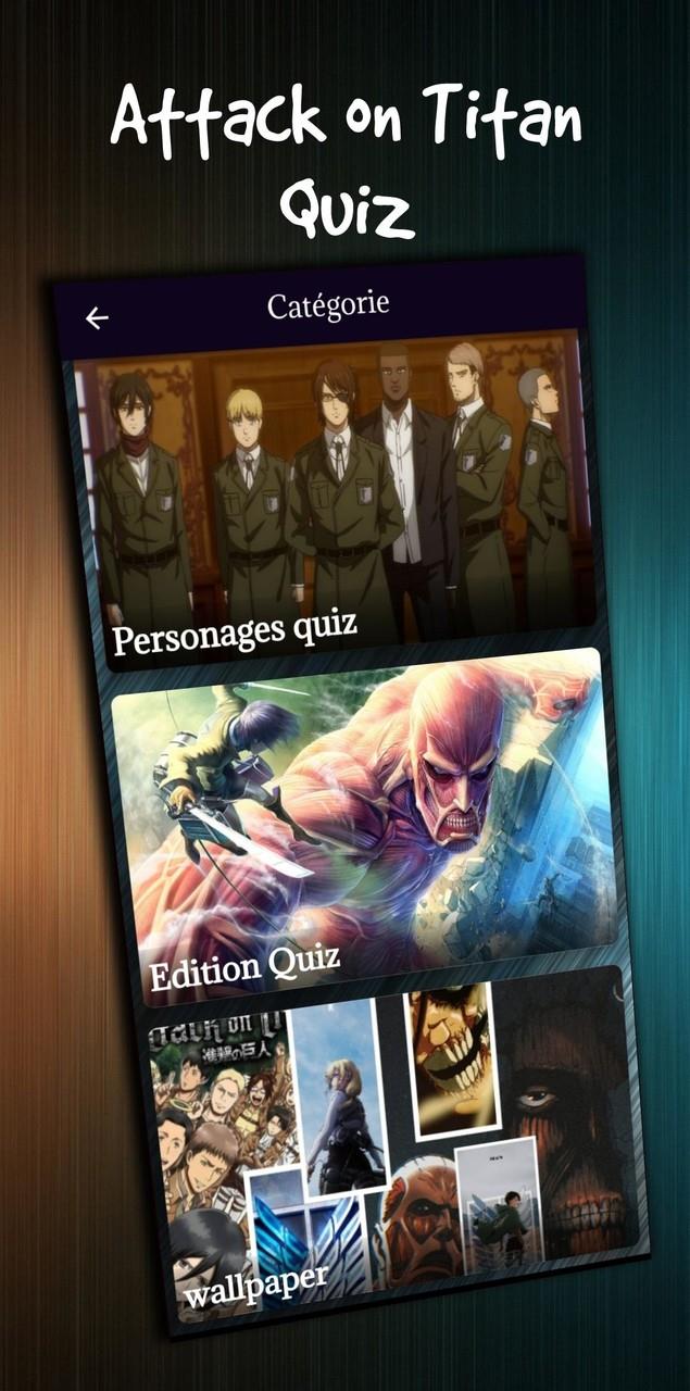 attack on titan character quiz ภาพหน้าจอ 1