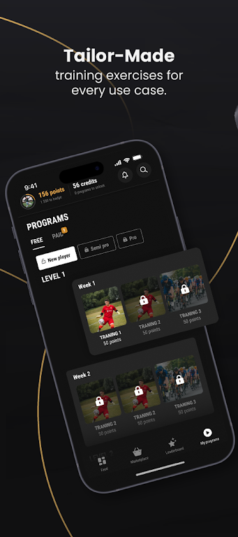 Ballers App: Football Training Ảnh chụp màn hình 1