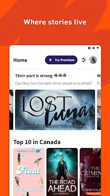 Wattpad - Lire & Écrire Capture d'écran 0