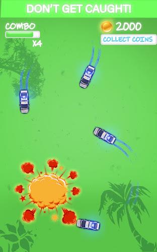 Police Car Escape - Pursuit Car Game Captura de tela 3