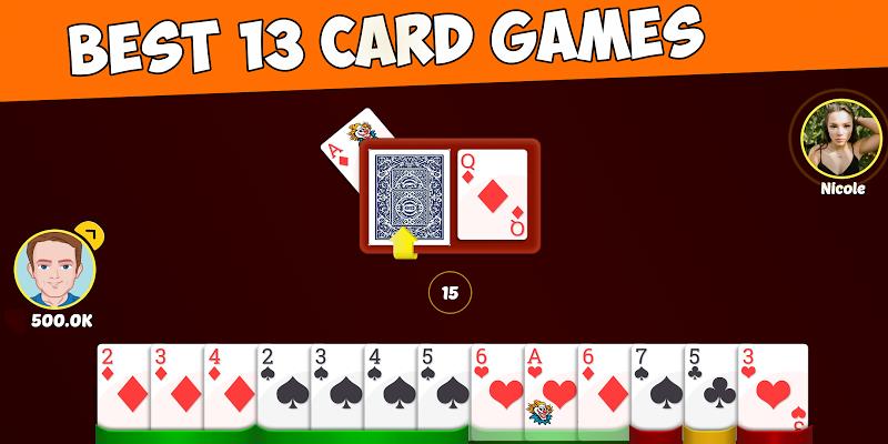 Rummy Offline 13 Card Game Tangkapan skrin 2