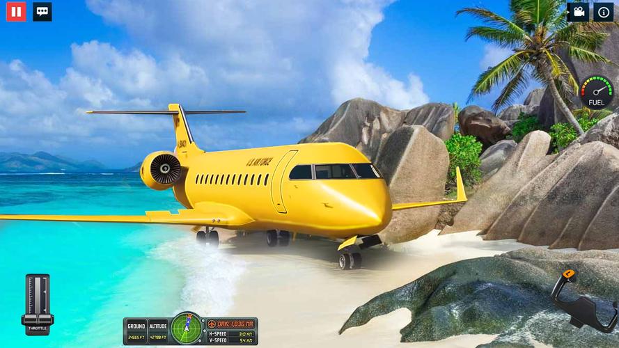 Airbus Simulator Airplane Game स्क्रीनशॉट 3