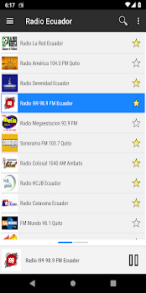 RADIO ECUADOR : Free Ecuadorian stations live 螢幕截圖 1