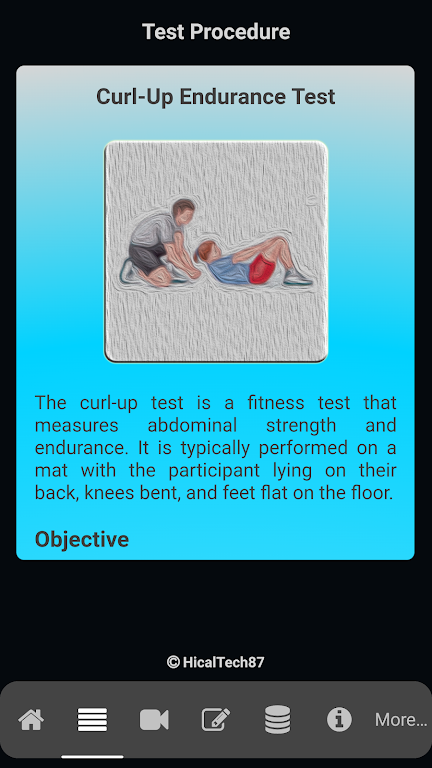 Curl-Up Endurance Test স্ক্রিনশট 1