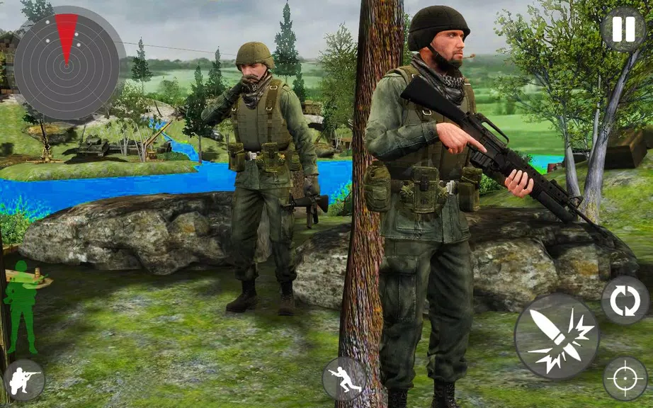 Army Mission Counter Attack Shooter Strike  2019应用截图第2张