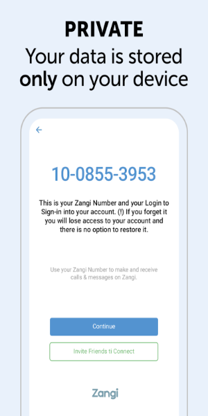 Zangi Private Messenger Zrzut ekranu 0