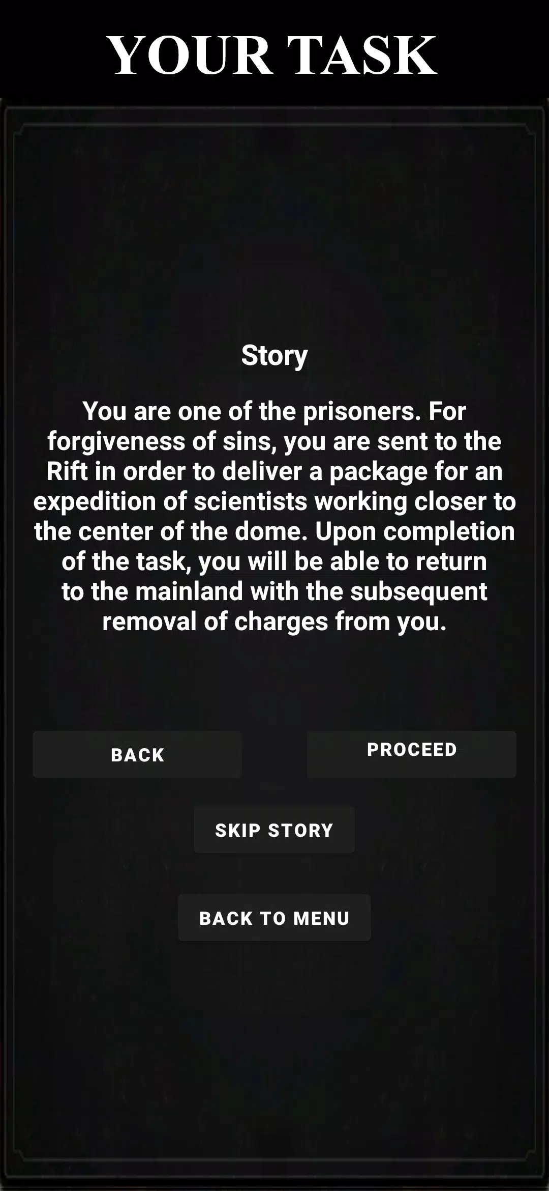 Fault Zone: Text Quest RPG Survival ภาพหน้าจอ 0