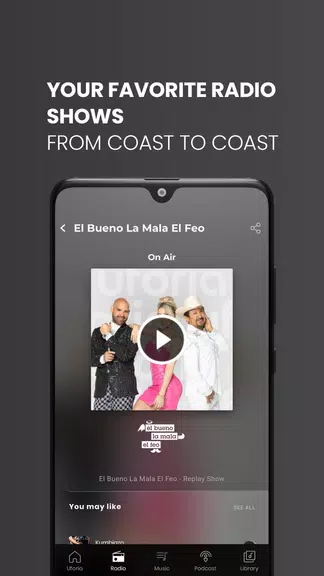 Uforia: Radio, Podcasts, Music Captura de pantalla 3