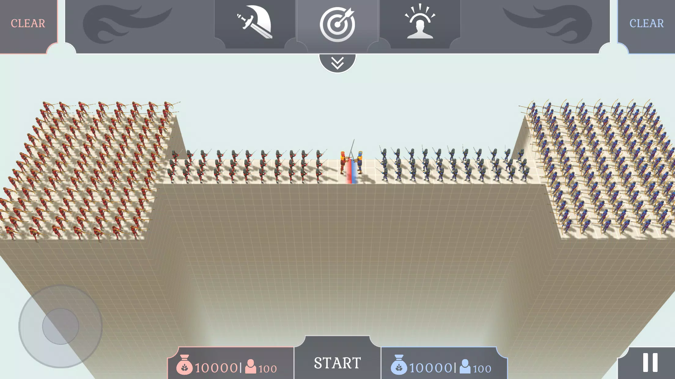 Fun Battle Simulator 螢幕截圖 1