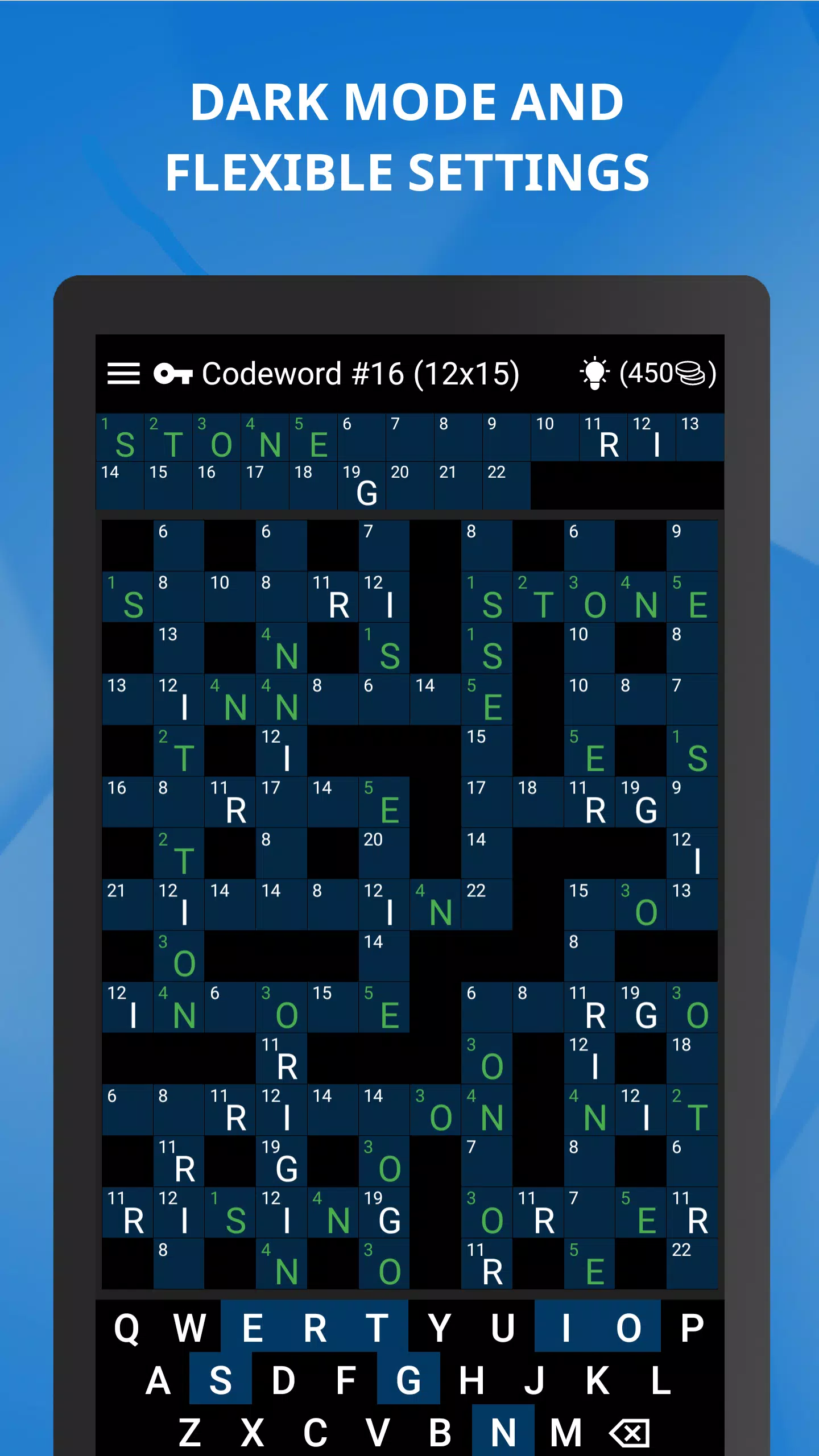 Keywords — Codeword Puzzle Screenshot 2