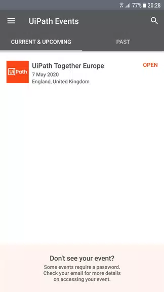 UiPath Events Schermafbeelding 1