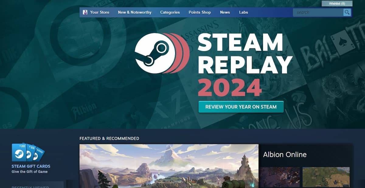 Steam Replay 2024 Banner