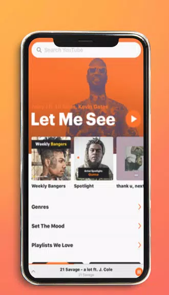 Musi Music Streaming Simple Overview Tangkapan skrin 2