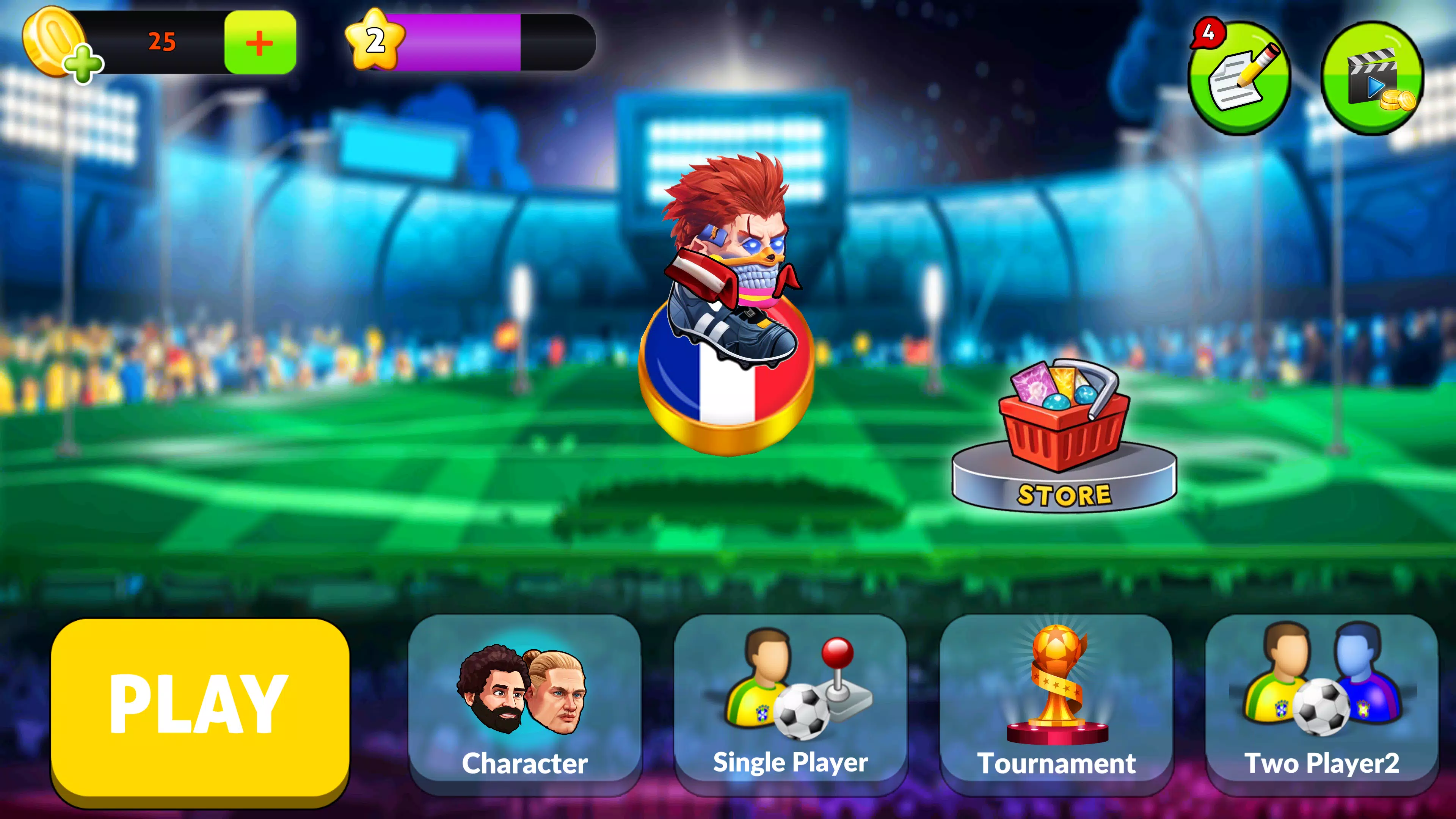 Finger Soccer: 2D Superstar 螢幕截圖 0