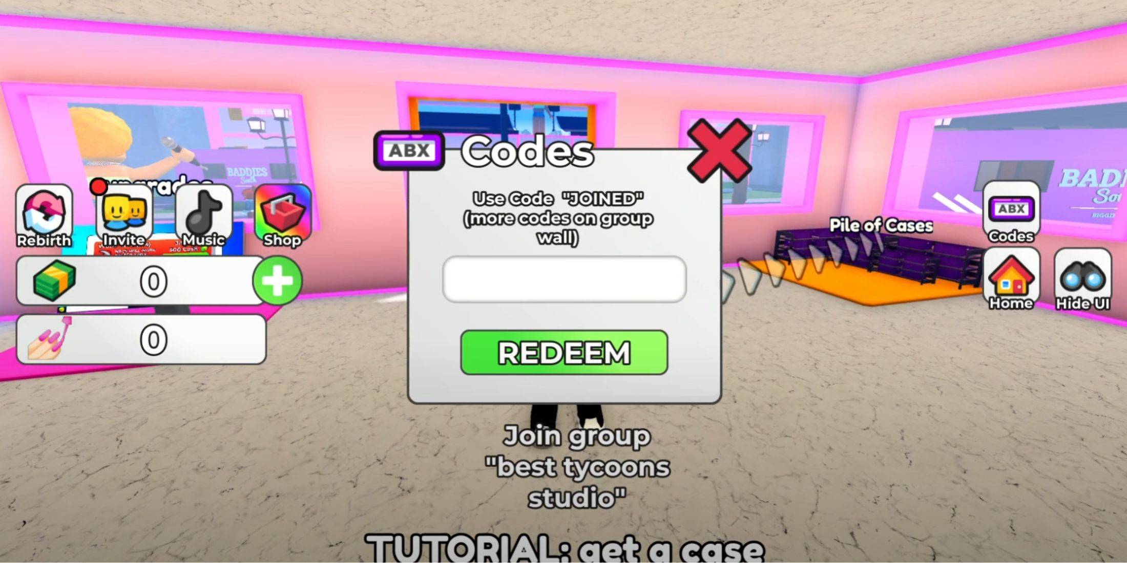 Redeeming Codes in Be a Baddie to Prove Mom Wrong