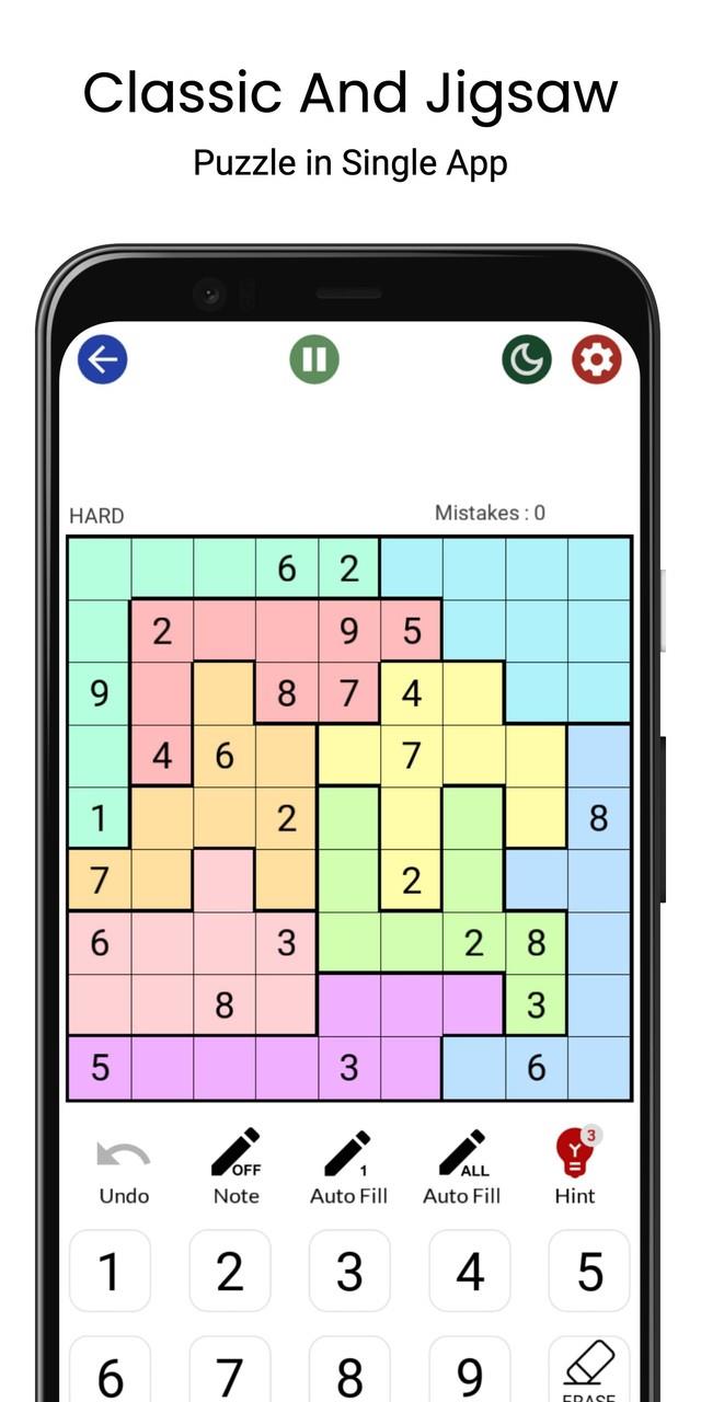 Sudoku - Classic & Jigsaw Zrzut ekranu 2