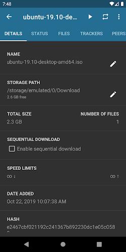 Flud - Torrent Downloader 螢幕截圖 3