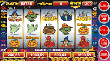 Halloween Slots 30 Linhas Schermafbeelding 3