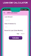 Loancash - EMI Loan Calculator スクリーンショット 1