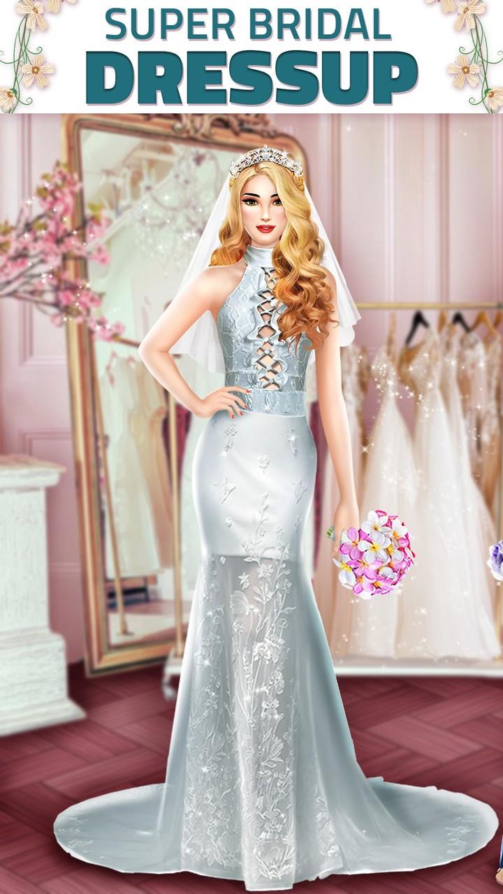 Super Wedding Dress Up Stylist Screenshot 0