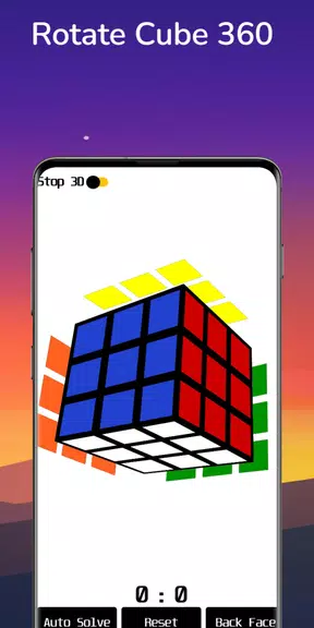 Rubik's Cube Solver - 3D Cube Ảnh chụp màn hình 0