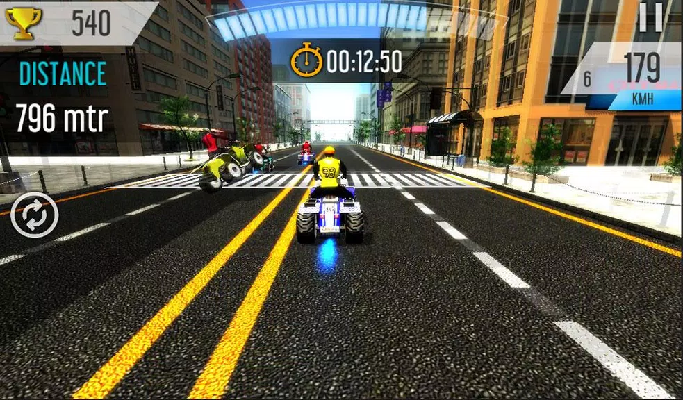 3D quad bike racing 螢幕截圖 1