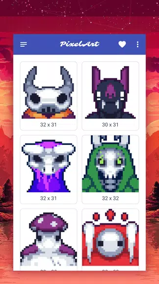 How to draw pixel monsters Capture d'écran 0