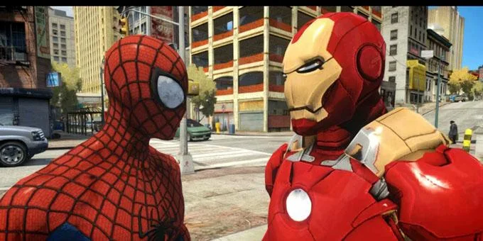 Spiderman vs Iron Man 3D Adventures Captura de tela 0