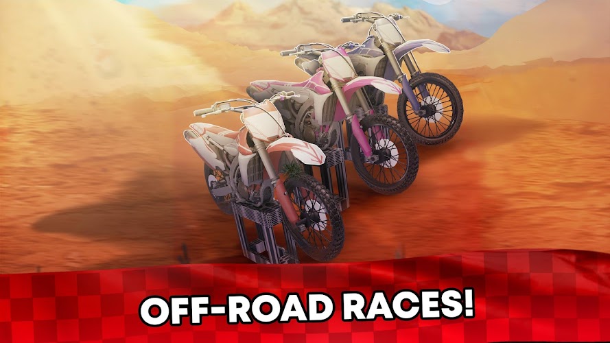 Schermata Wild Motor Bike Offroad Racing 2