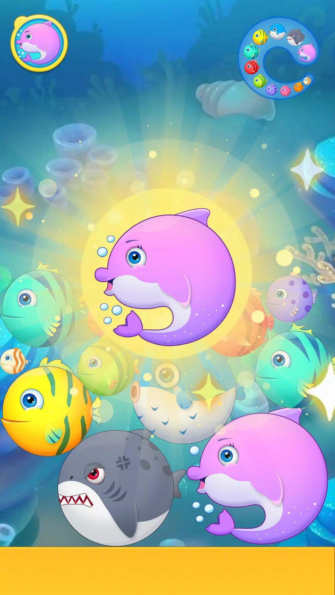 Sea Animals - Merge Game স্ক্রিনশট 2