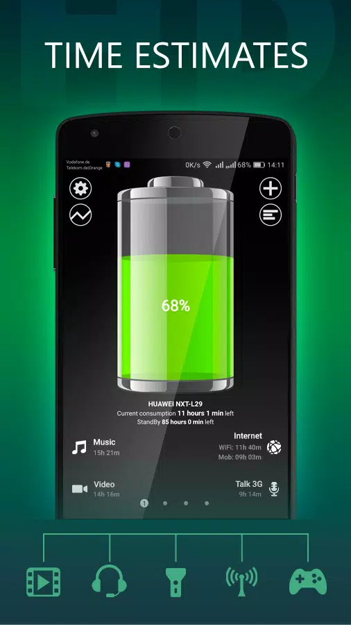 Battery HD Zrzut ekranu 1