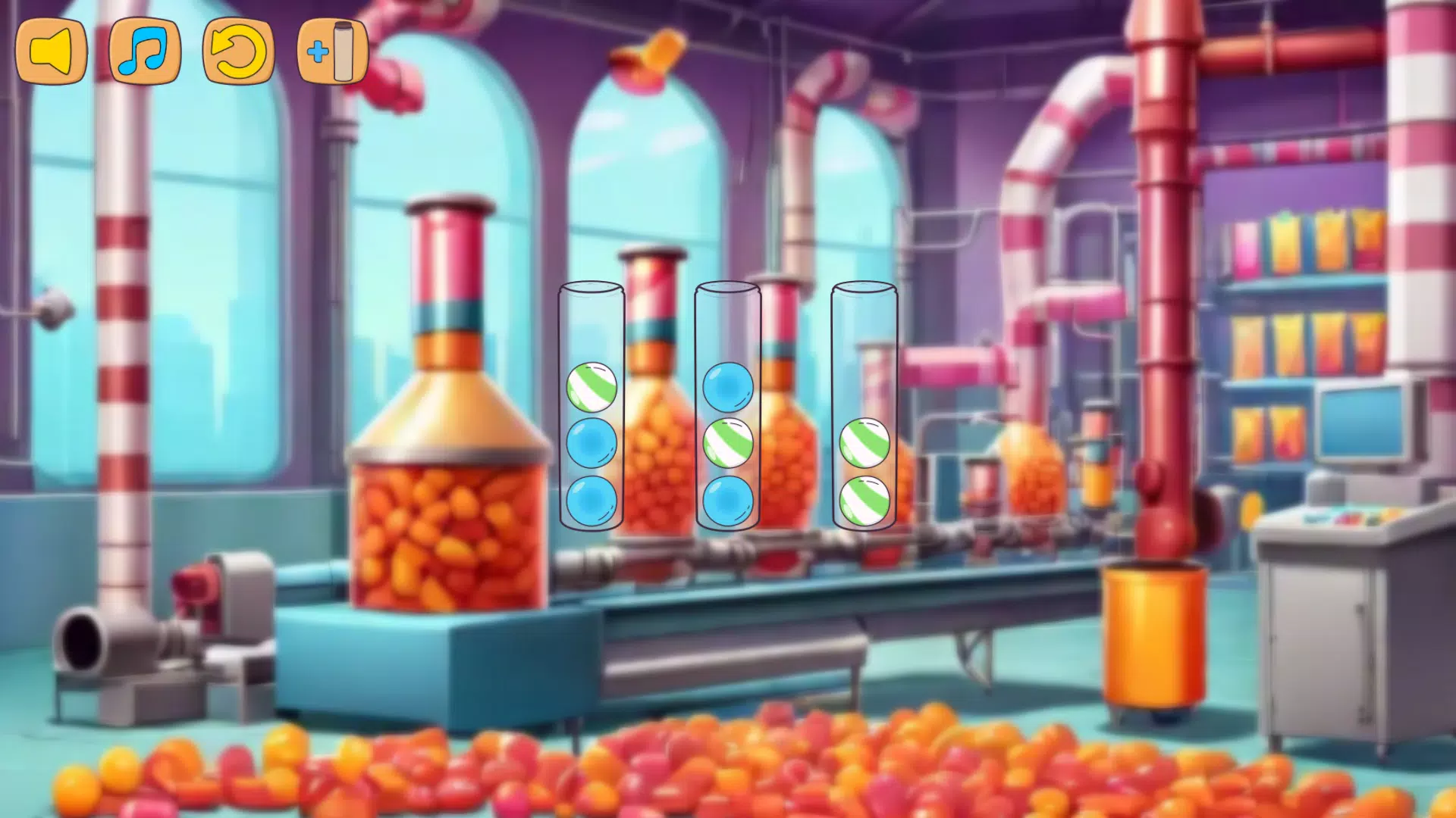 Sorting: Candy Factory स्क्रीनशॉट 0